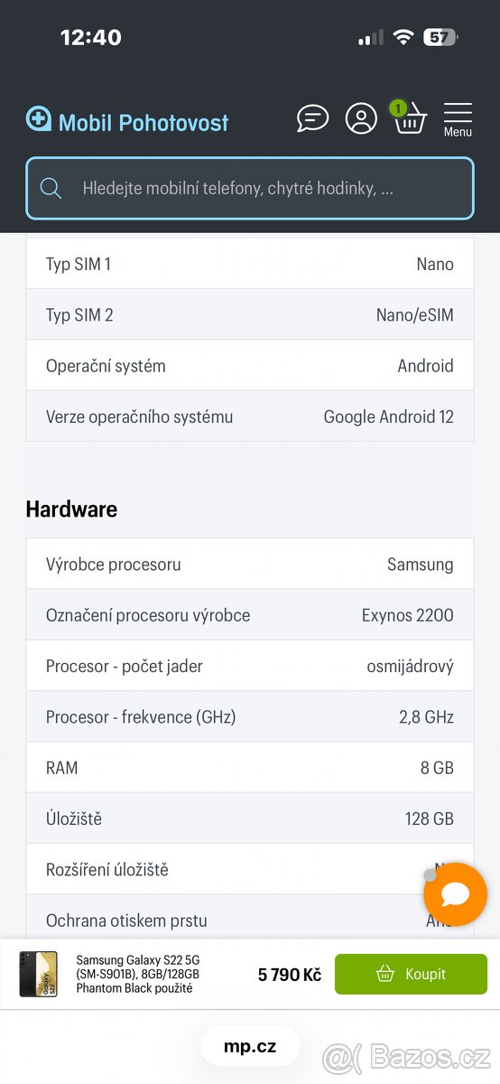 Samsung S22 8/128GB (B) - 7