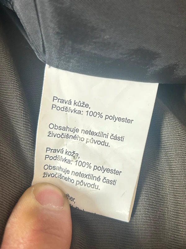 Pánská kožená bunda Kara - 7