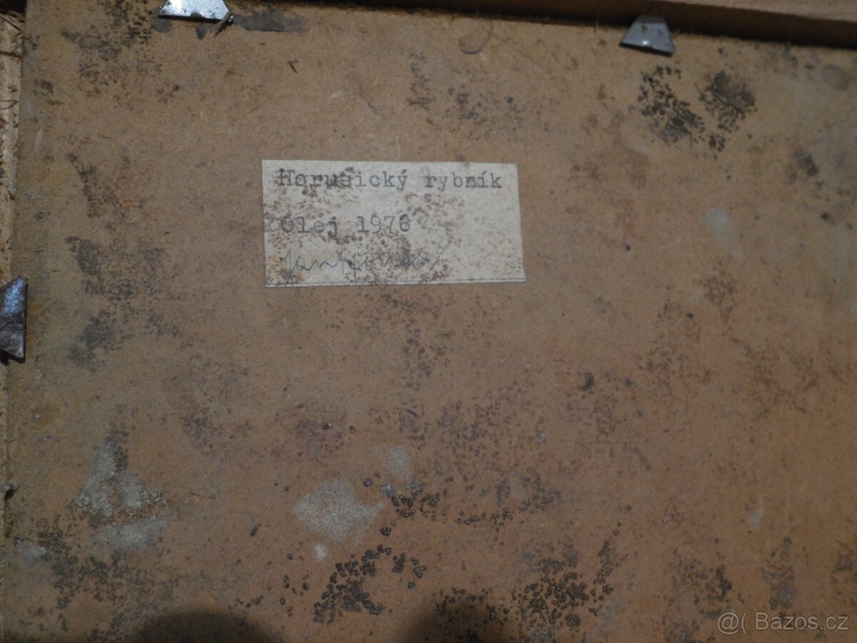 Obraz Horusický rybník ,signováno - 7