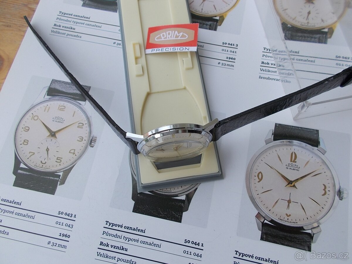 Trezorovky nenošene hodinky prim traktor rok 1960 funkcni - 7