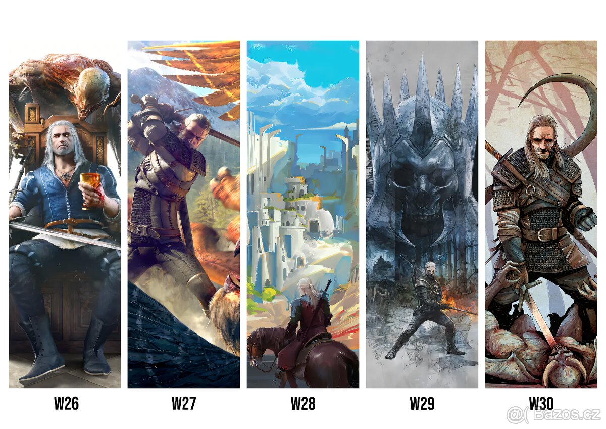 Zaklínač - The Witcher - Záložky mix - 7