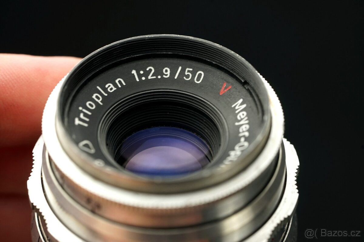 Objektiv Meyer Optik Gorlitz TRIOPLAN 50mm f2,9 V M42 - 7