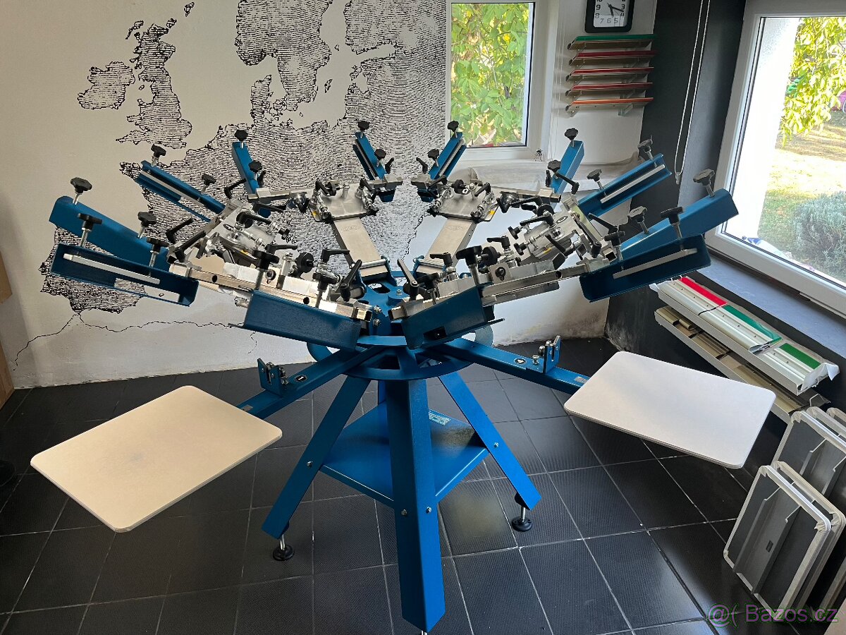 Karusel M&R 6/4 Tunel infrafix 600 Barvy a sitá na sitotisk - 7