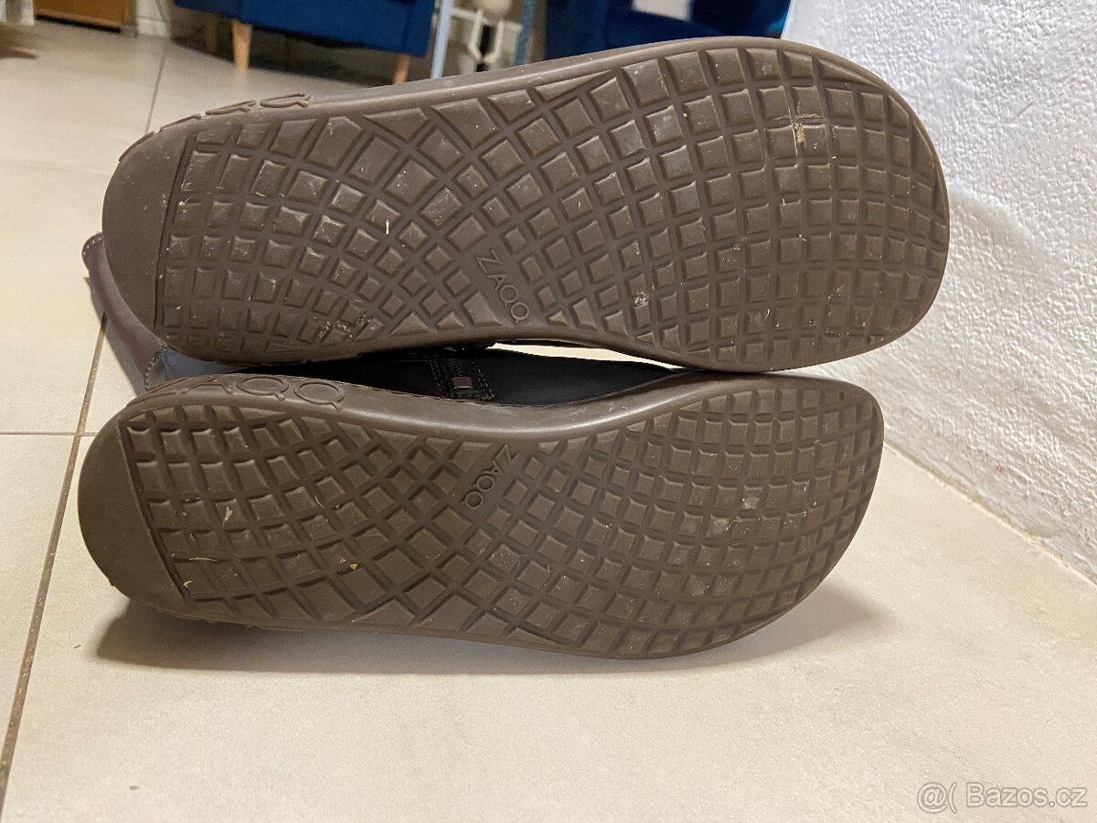 Barefoot kozačky ZAQQ Qatch winter brown vel. 41 - 7