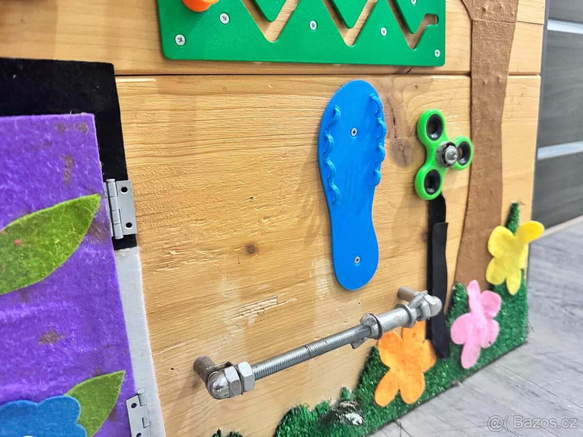 Dřevěná activity board (montessori deska) - 7