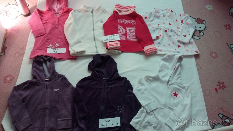 Dětské mikiny svetry pončo od vel.98 až po vel. L - 7