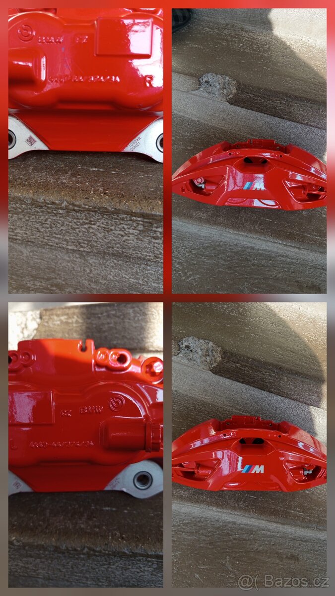 BMW m performance třmeny nova sada originální - 7