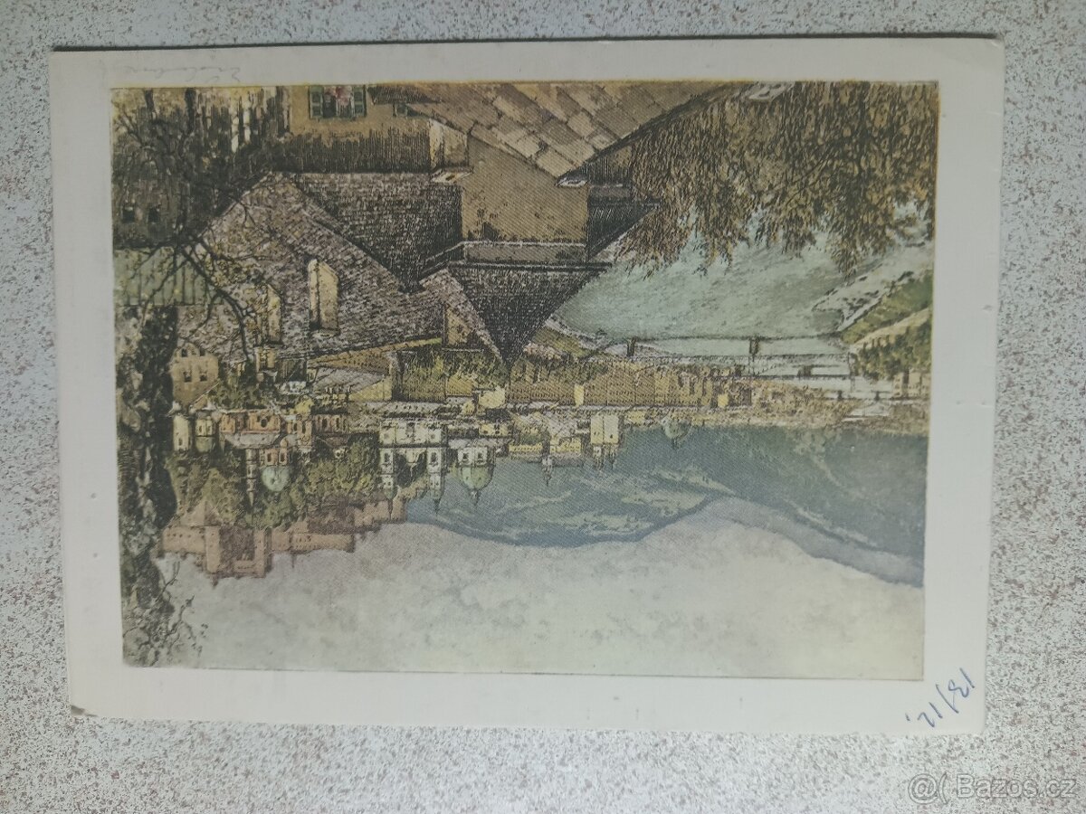 Mix pohlednic a obálek plus dokumenty - 7