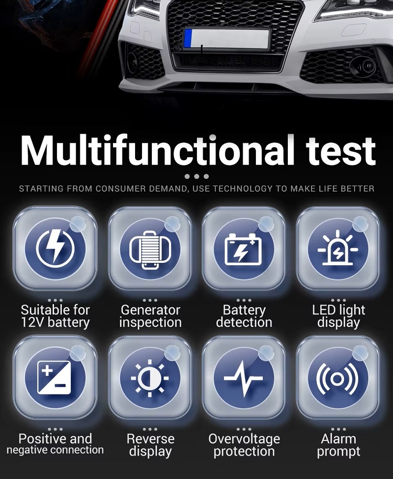 Tester autobaterie a alternátoru BT 171 - 7