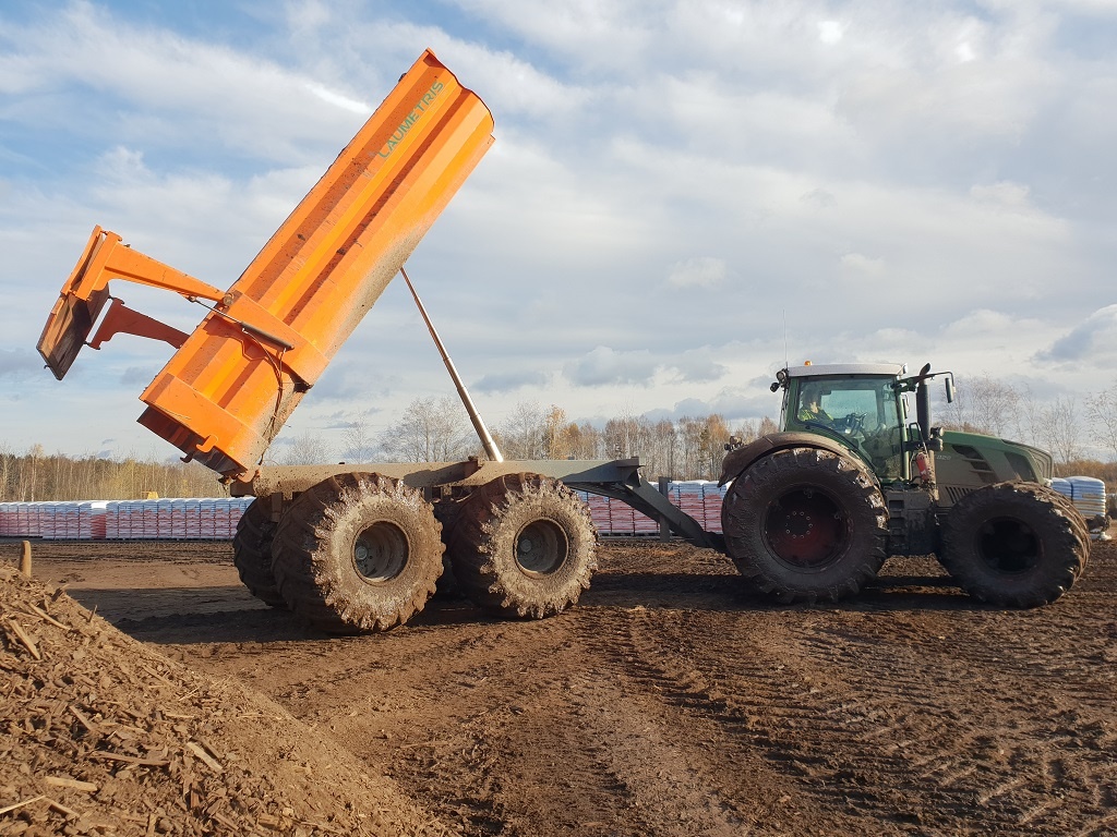 Návěs pro přepravu rašeliny LAUMETRIS PTL-30D - 7