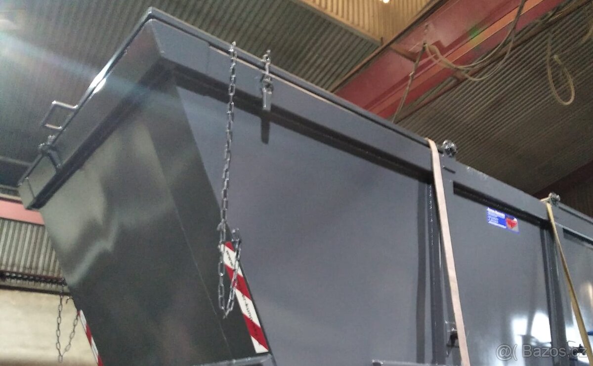 Prodám řetězový kontejner ,mulda,vanu s víky - 7