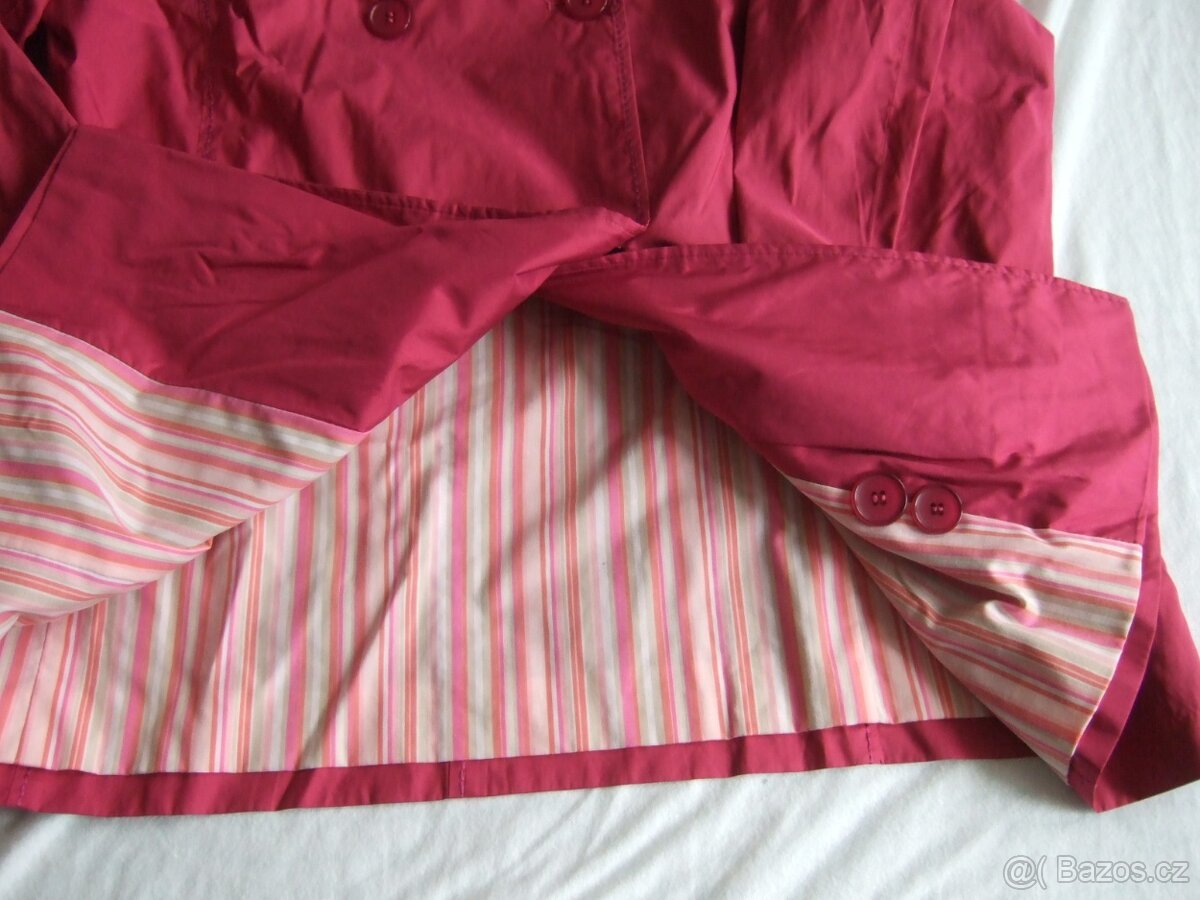 Kabátek vínový - 7