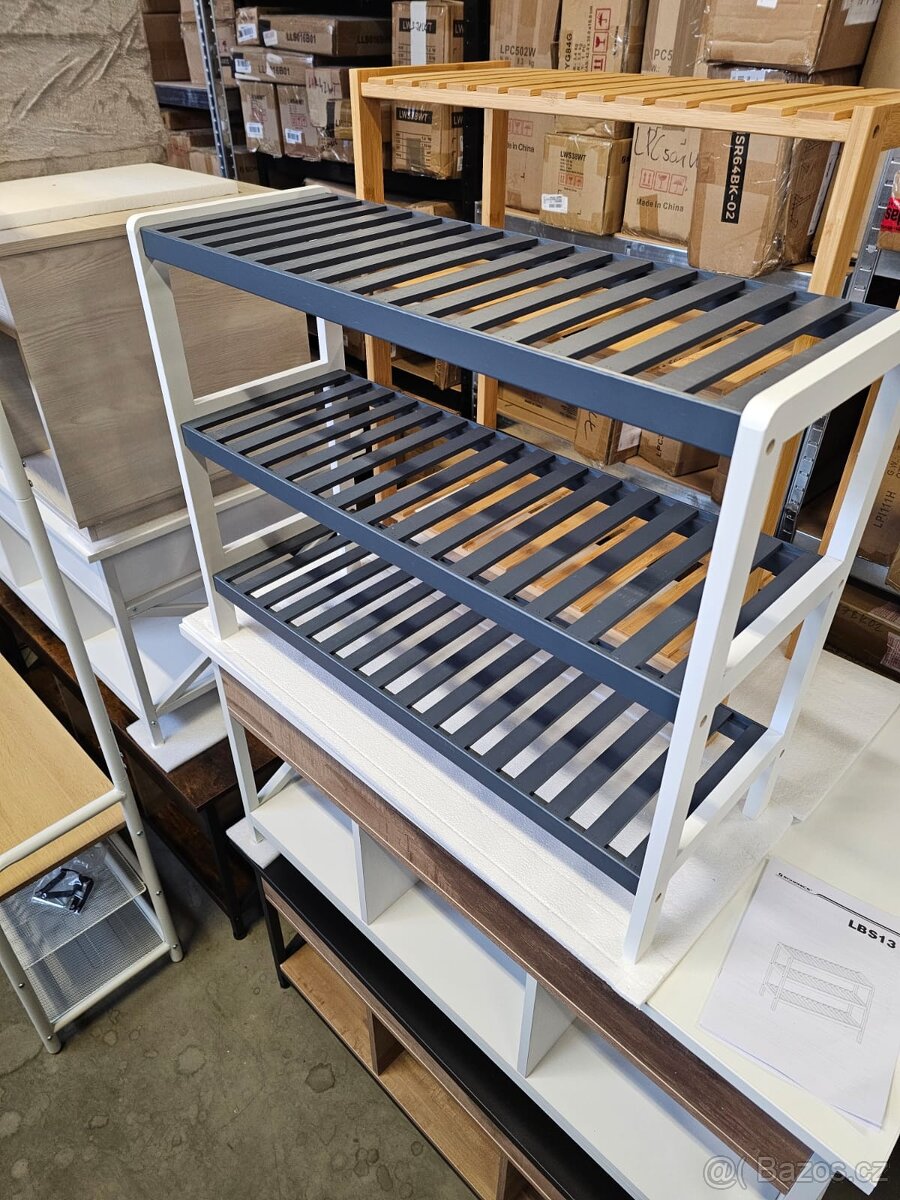 Nový bambusový regál - botník - 7