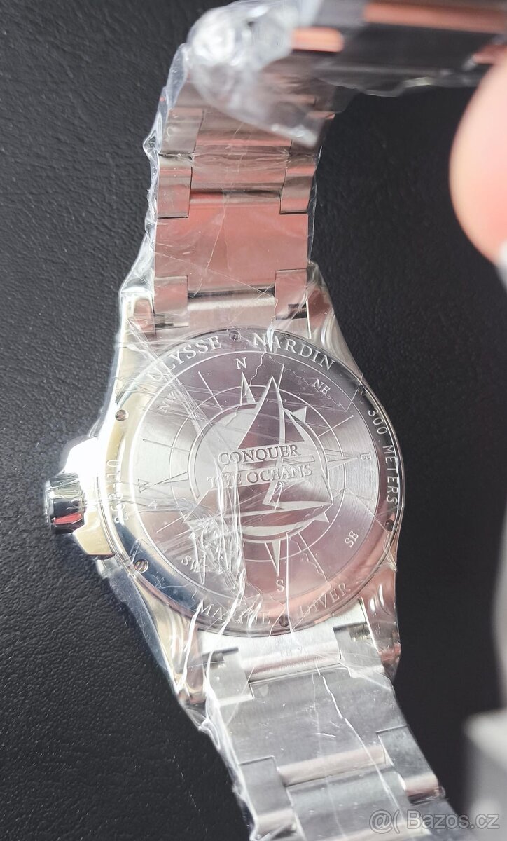 Ulysse Nardin Marine Diver, Chronometr, ocel. náramek+kaučuk - 7