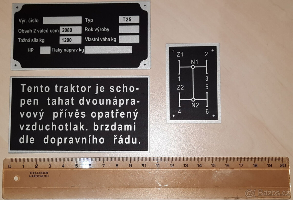 sada štítků Zetor 2011-5611 a další - 7