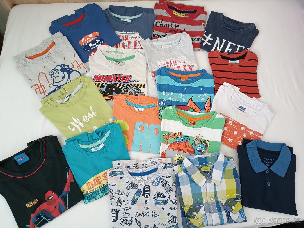 Balík chlapeckého oblečení vel. 86/92 přes 40 ks - 7