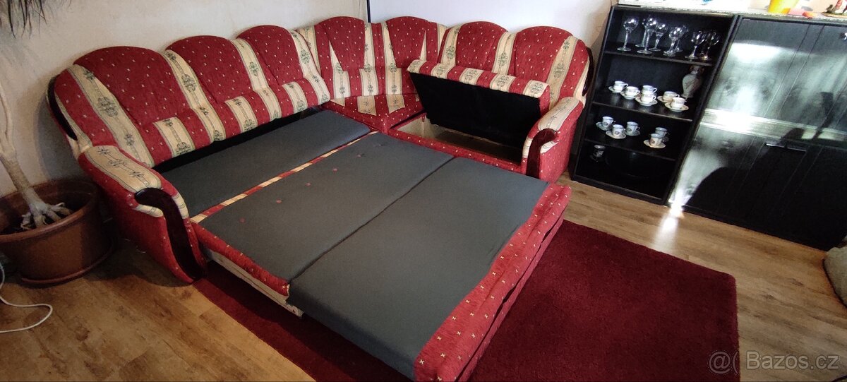 Rohová sedací souprava rozkládací - 7