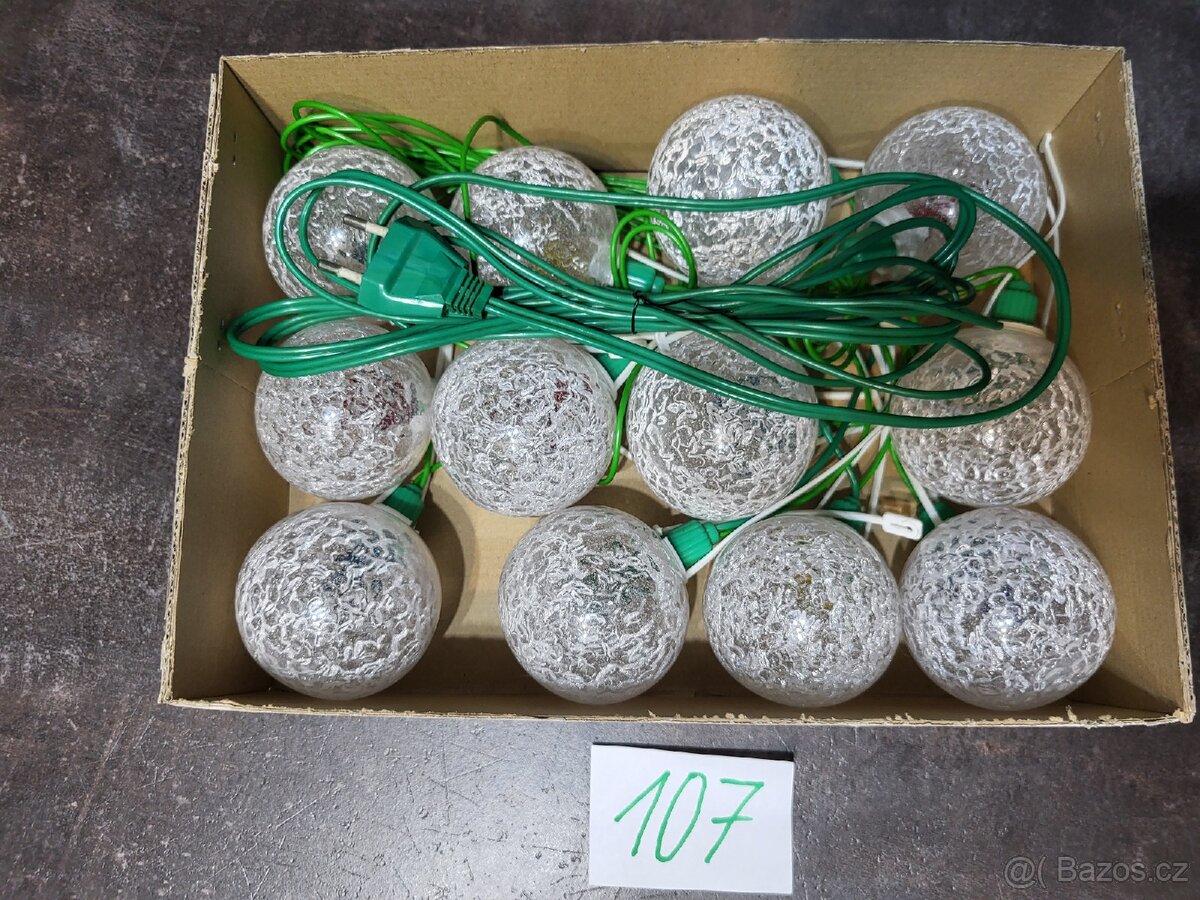 Retro vánoční osvětlení 107 - 7