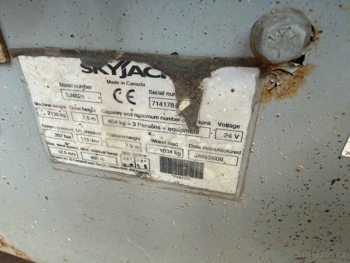 Nůžková plošina SkyJack 4626 - 7