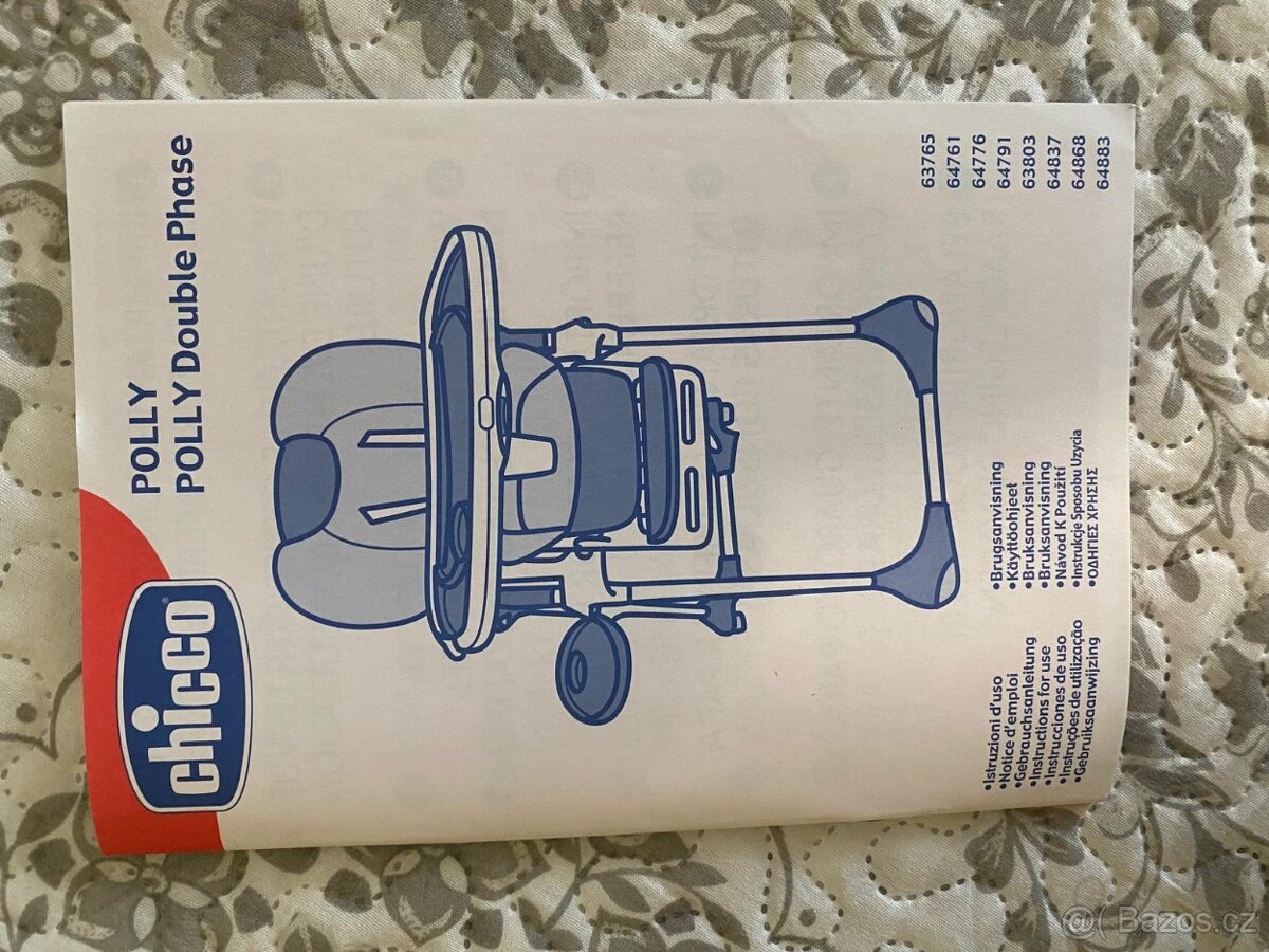 Dětská jídelní židle Chicco - 7