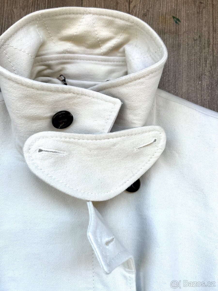 Karen Millen bílý jarní kabát, nový - 7