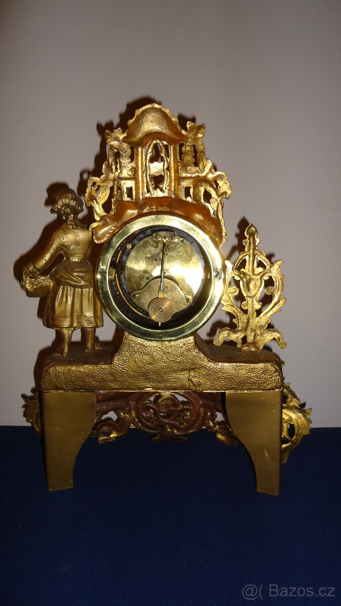 Starožitné krásné funkční hodiny. - 7