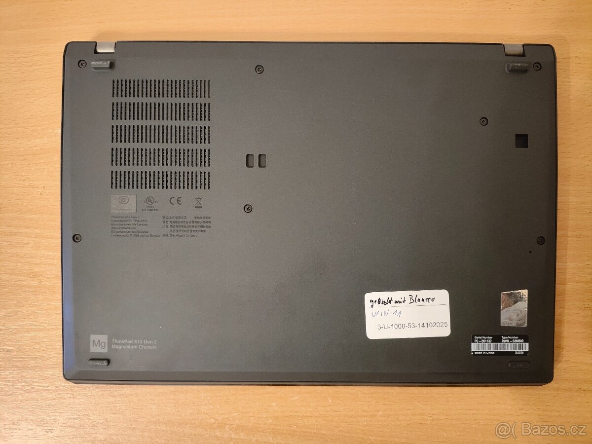 Lenovo ThinkPad X13 Gen 2 – i5 / 16 / 256 - 7