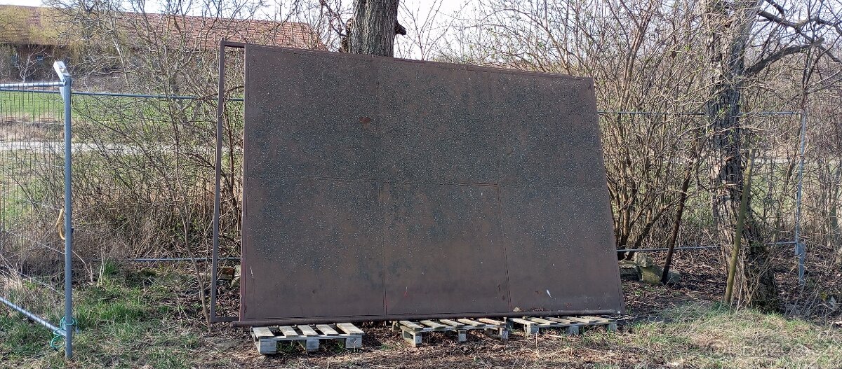 Dvoukřídlá brána šířka 7,2 metrů - 7