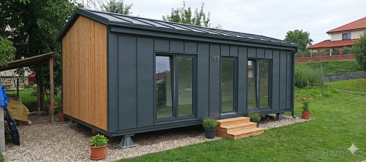 Zateplená chata / Maringotka – Nová střecha RUUKKI - 7