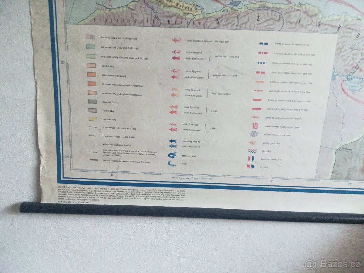 Školní nástěnná mapa - 7