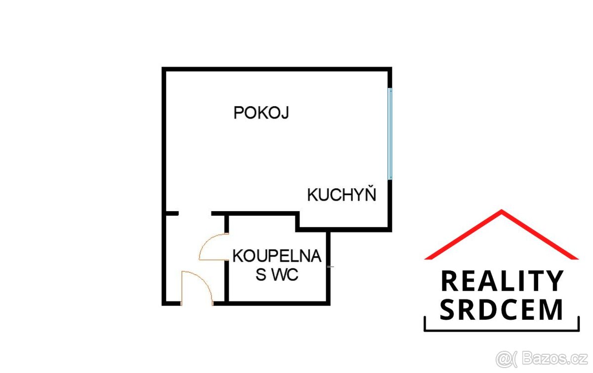 Prodej družs. bytu 1+kk/21m2 na ul. Ve Svahu, Karviná - Ráj - 7
