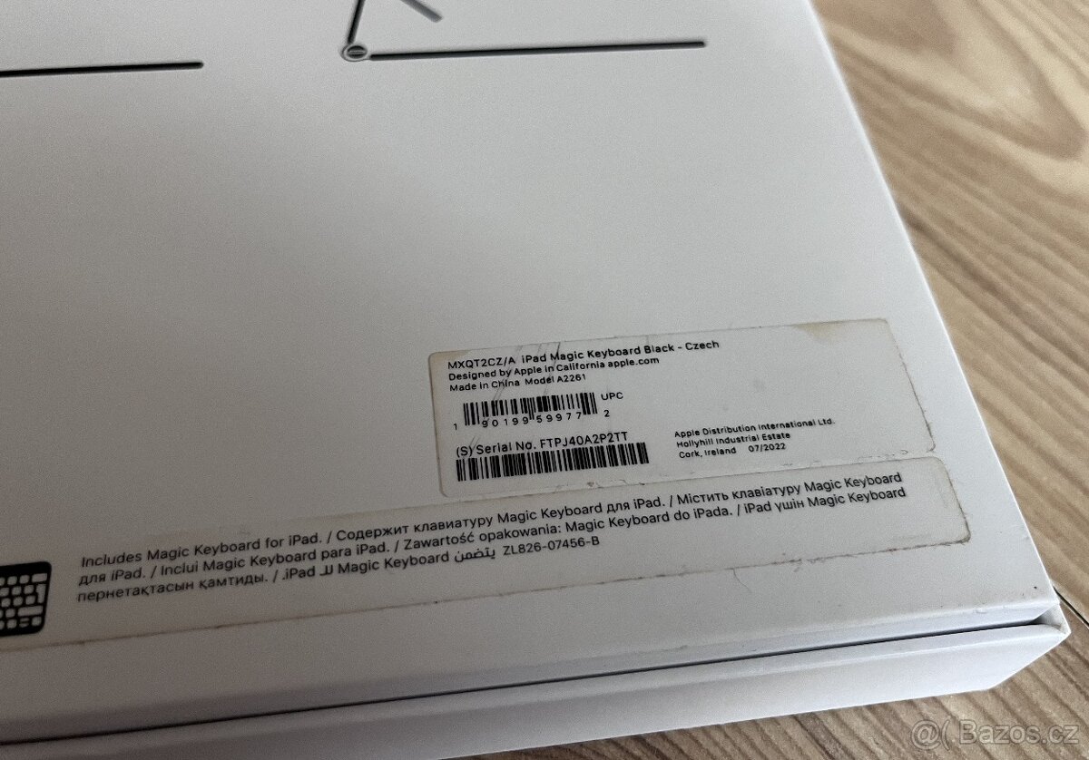 Klávesnice Apple Magic Keyboard pro iPad generace 4. a 5. - 7