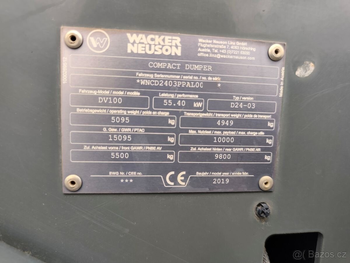 Dempr Wacker Neuson DW 100 - 7