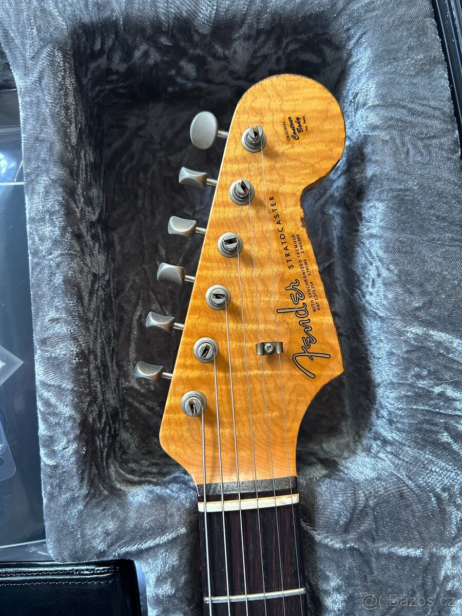 Fender John Cruz Masterbuilt 1963 Stratocaster Olympic White - 7