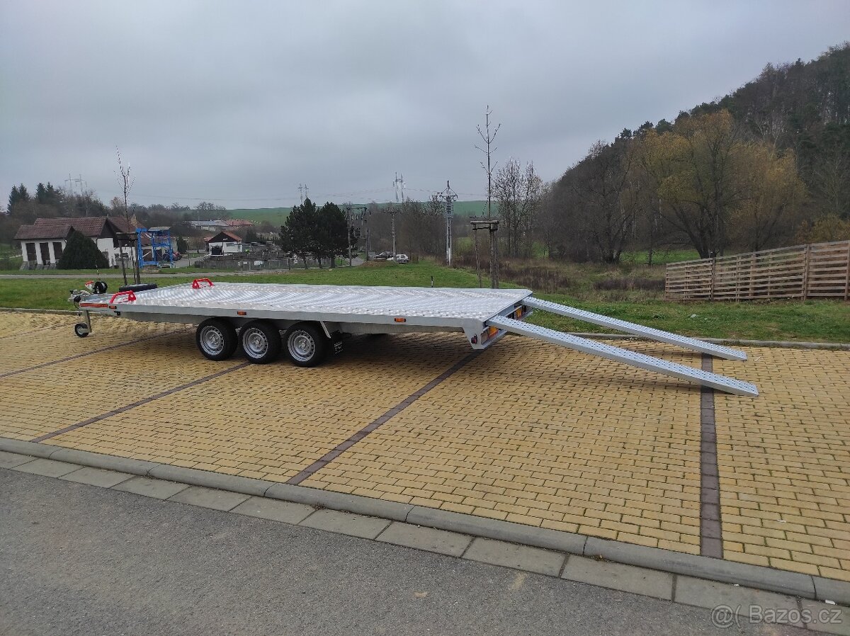 Autopřepravník ALU plocha 550x210 cm, 3500/680 kg, 3x1350kg - 7