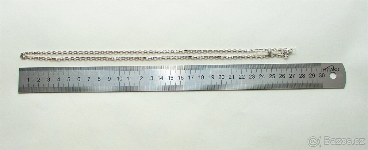 Stříbrný řetízek Kotva 55cm 7.94g ryzosti 925 Doprava Z - 7
