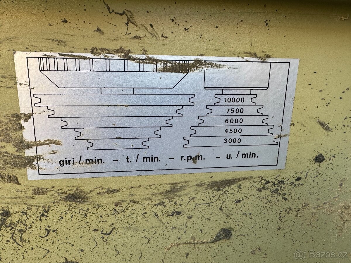 Spodní fréza Paoloni T 140 C - 7