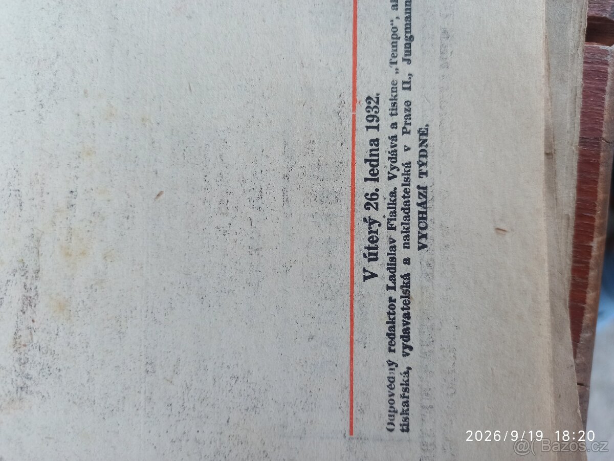 Šejdrem týdeník, starožitnost, Vintage - 7