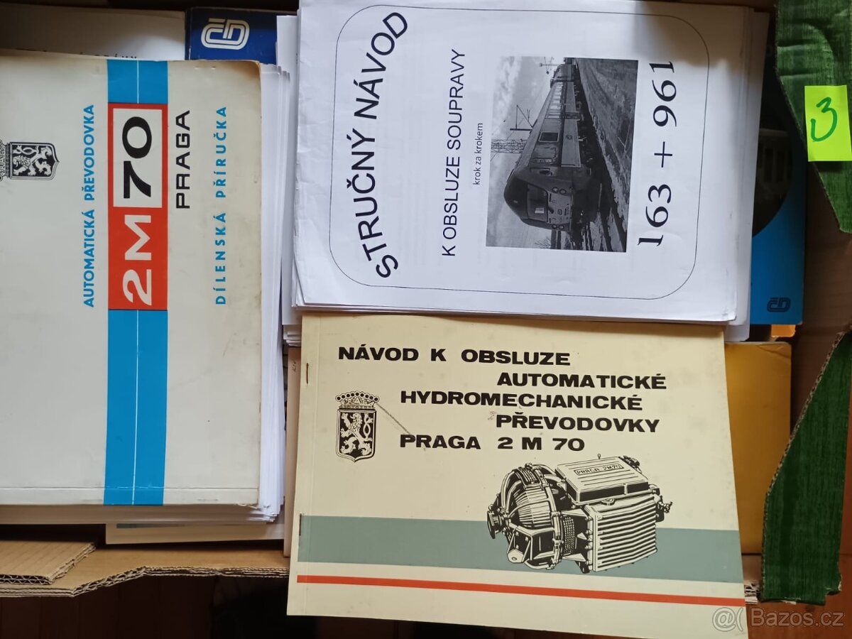 Drážní předpisy, jízdní řády aj. 3 - 7