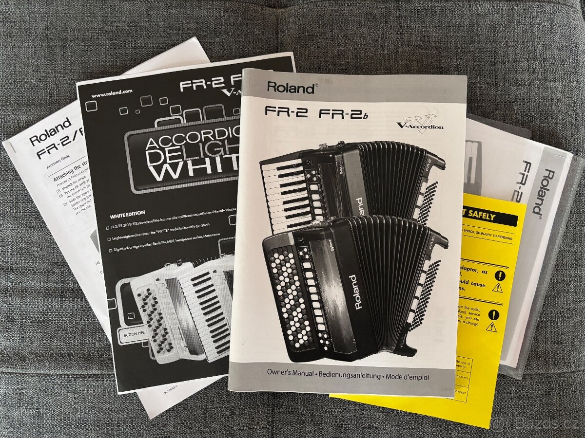 Elektronický akordeon Roland FR-2 klávesový / harmonika - 7