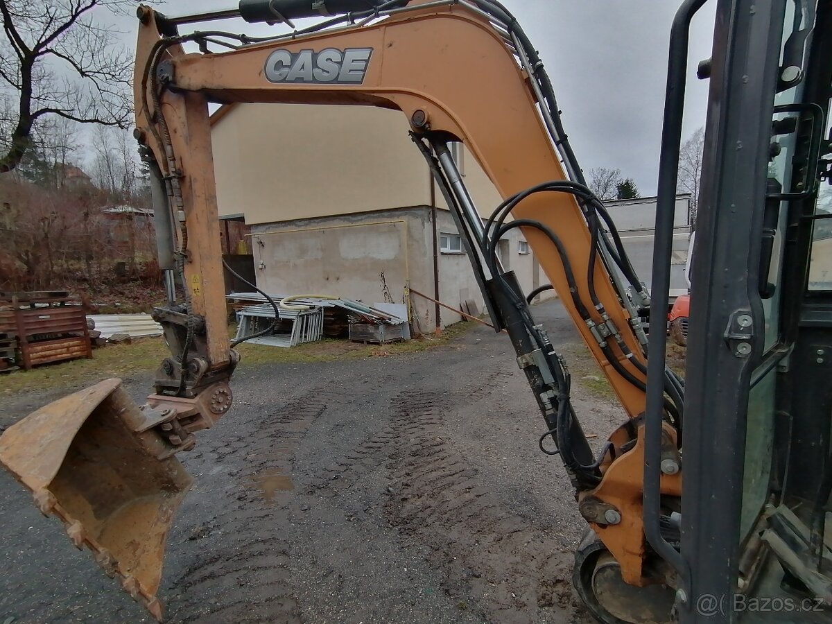 Minibagr CASE CX50B, r.v. 2016, motor Yanmar 32kW, hmotnost - 7
