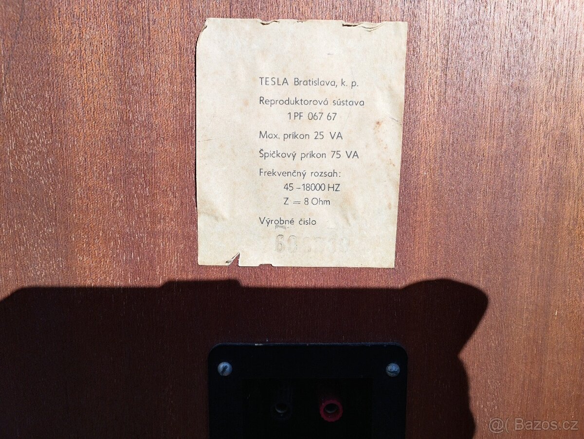 TESLA 1PF06767 Třípásmové reprosoustavy - 7