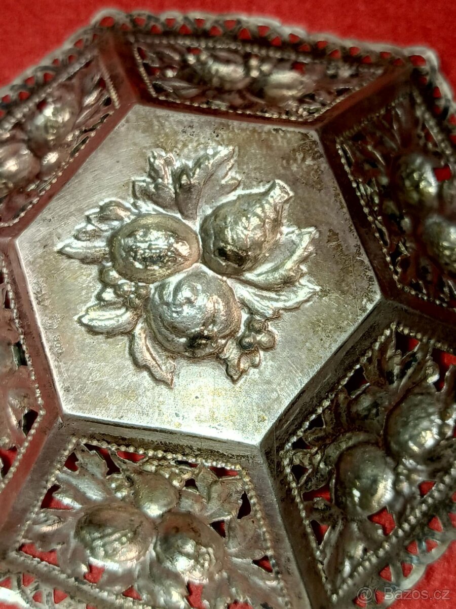 Prodám stříbrné předměty - puncované - 7