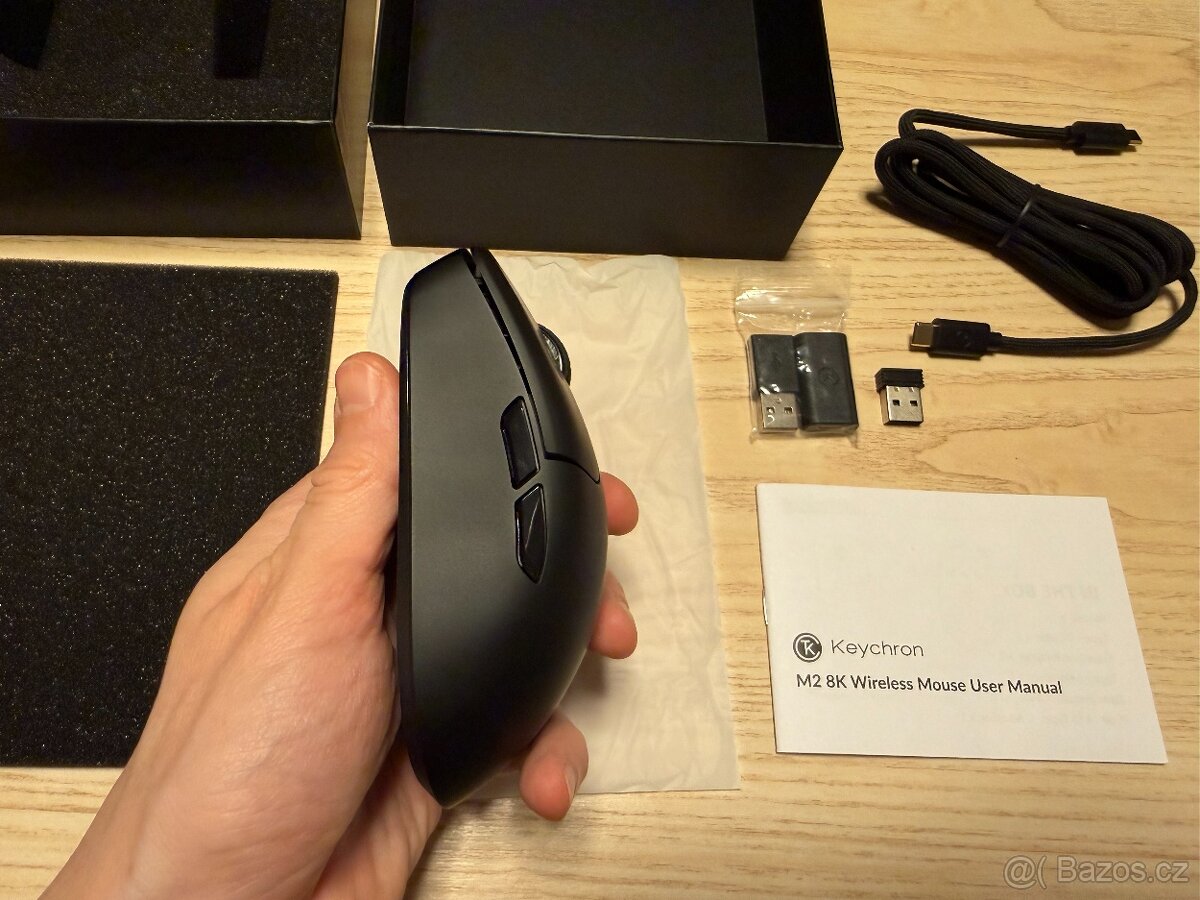 Keychron M2 Wireless Mouse (PixArt 3950, až 8K 30.000) - 7