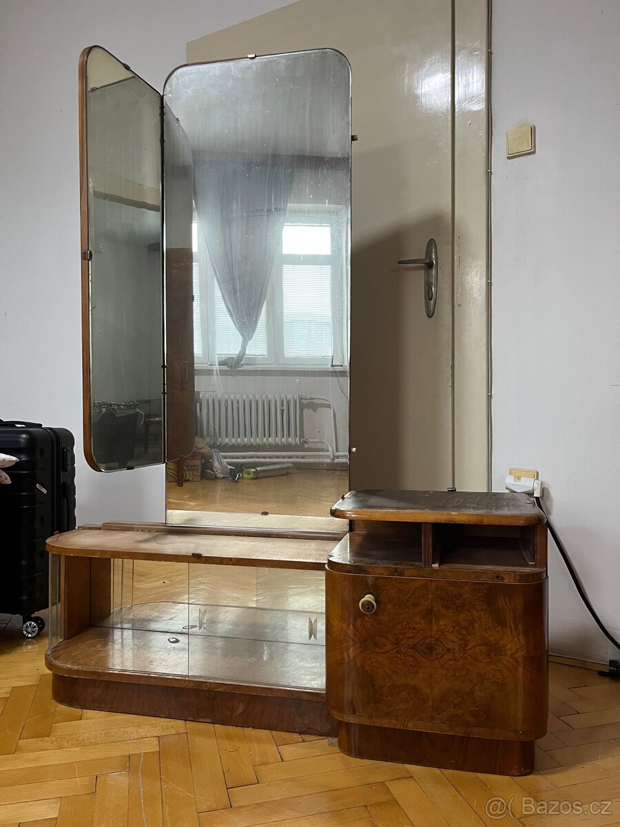 Celá masivní ložnice ořech - 7