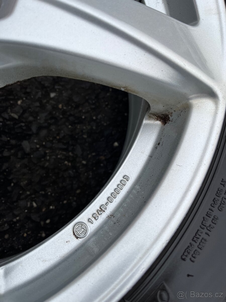 4x Alu kola 5x100 16” + pneu letní 205/55R16 - 7