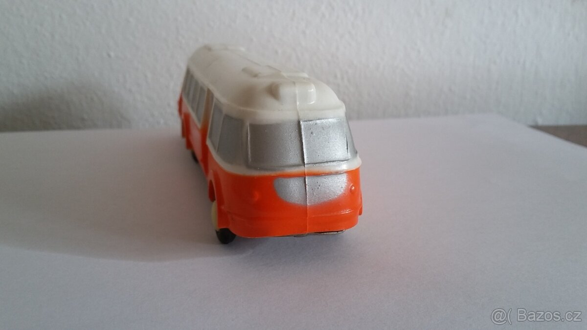 Stará hračka Směr autobus Škoda 706 RTO na setrvačník - 7
