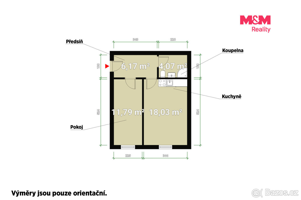 Pronájem bytu 2+kk, 40 m², Sušice, ul. V Drahelinkách - 7
