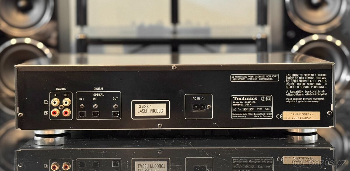 Technics SJ-MD150 MiniDisc přehrávač s DO - 7