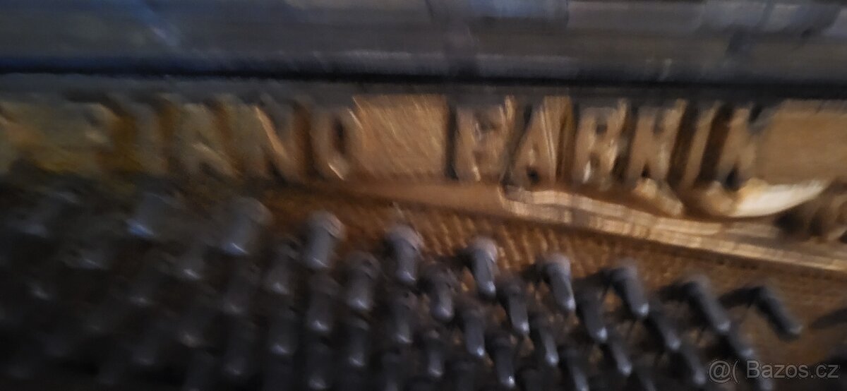 Prodám piano Sieber Saaz100 let staré - 7